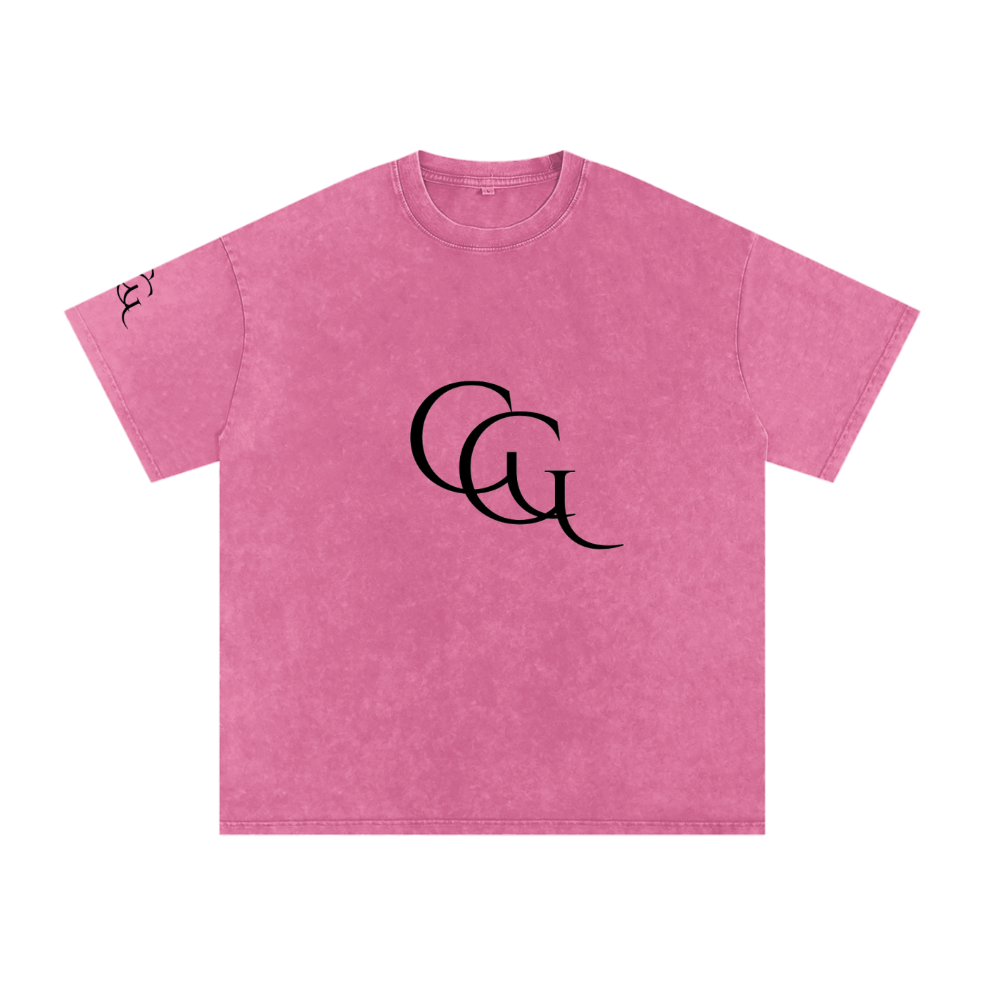 Pour Into Yourself Snow Washed Oversized Cotton T-Shirt