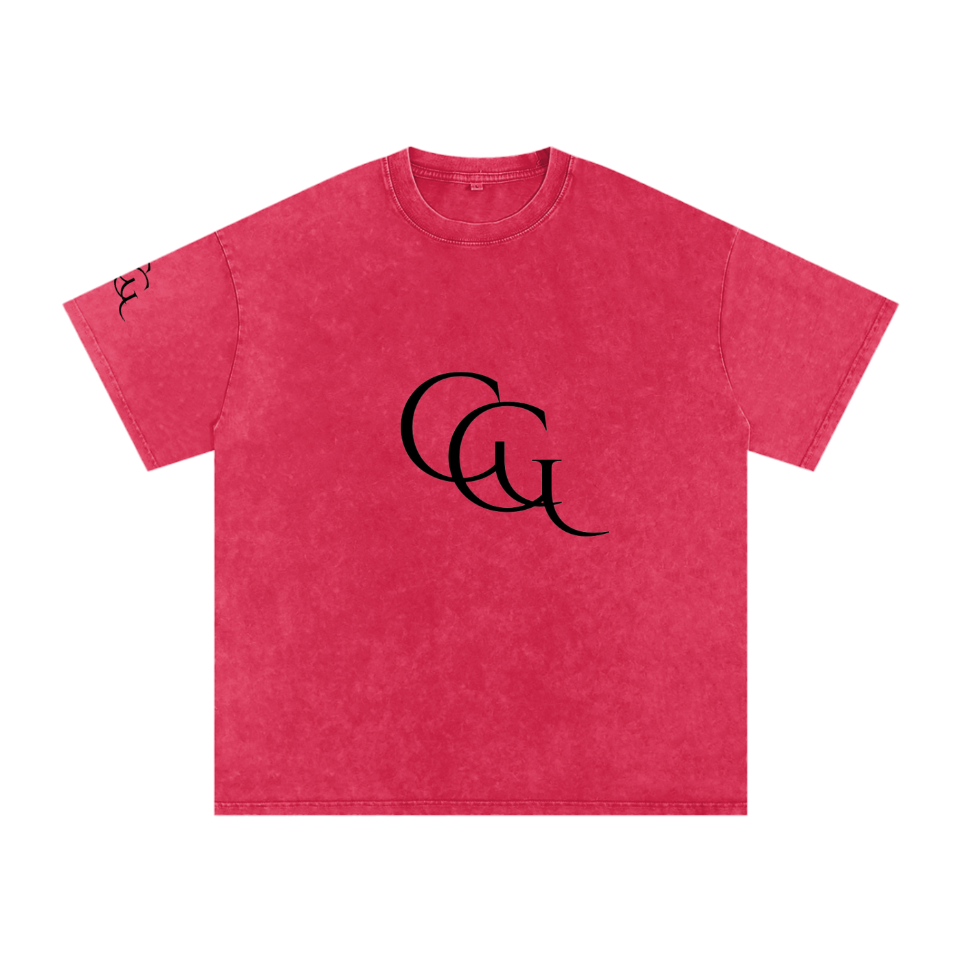 Pour Into Yourself Snow Washed Oversized Cotton T-Shirt