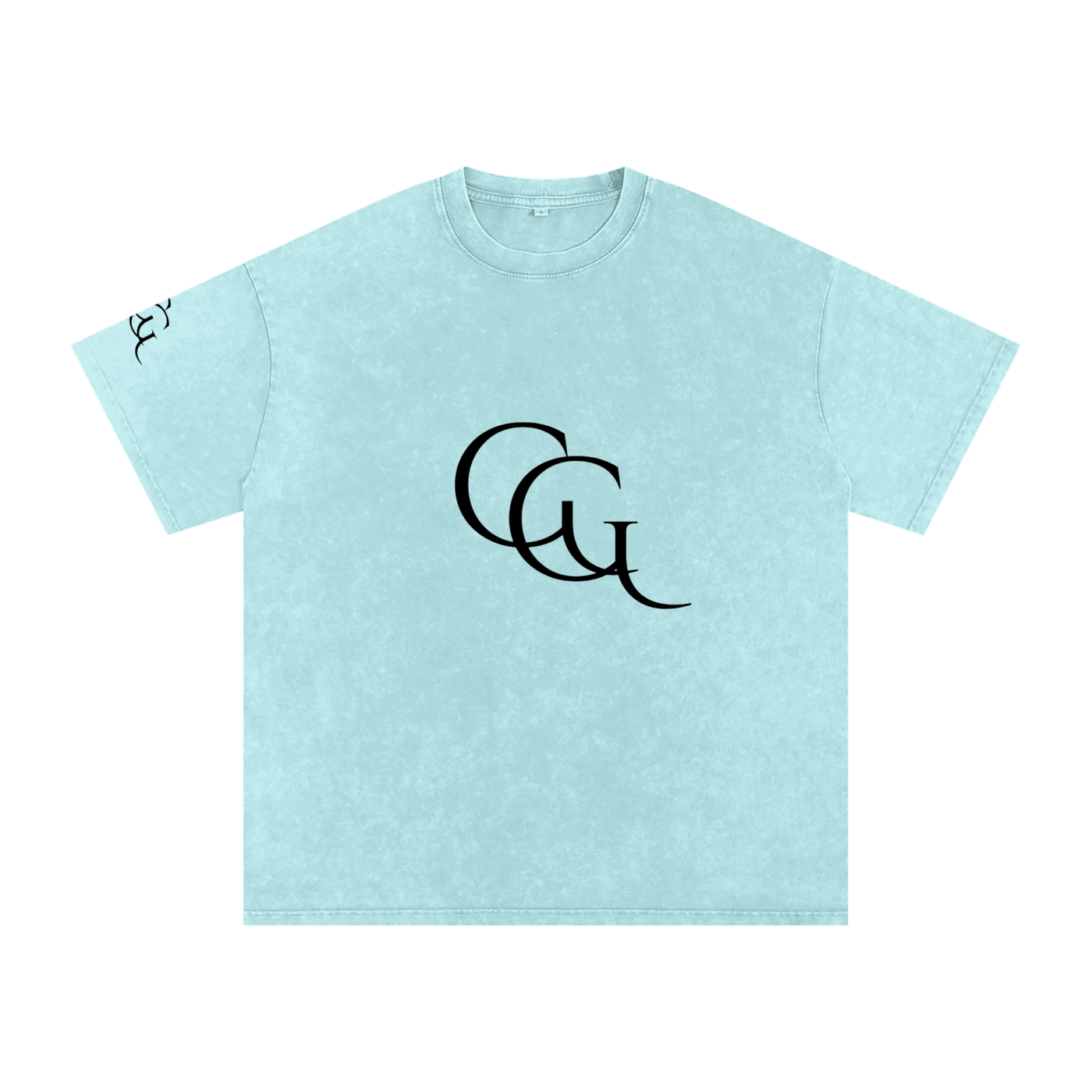 Pour Into Yourself Snow Washed Oversized Cotton T-Shirt