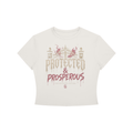 Protected and Prosperous Women's Crewneck Crop T-Shirt
