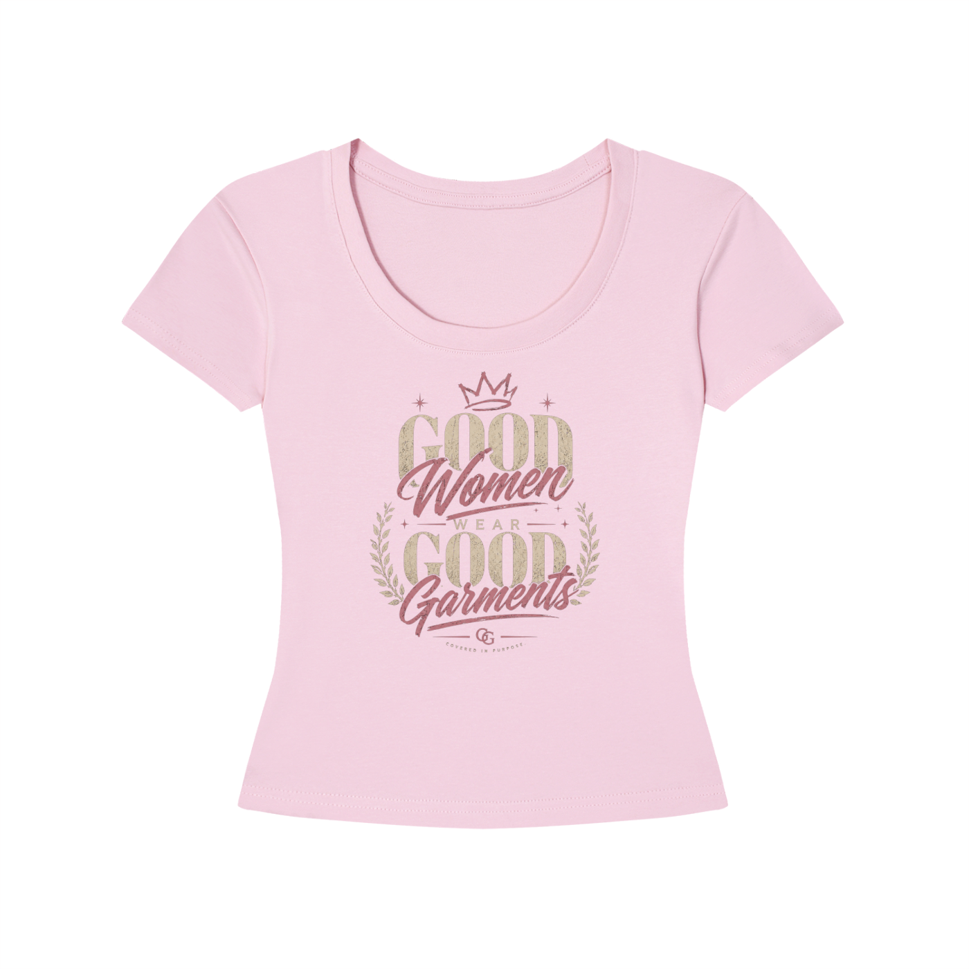 Good Women Good Garments Women's Longline Slim-Fit T-Shirt