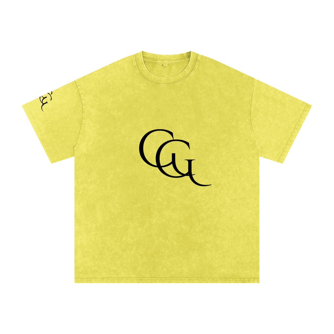 Pour Into Yourself Snow Washed Oversized Cotton T-Shirt